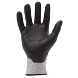 212 Performance AXC3-06-010PR AX360 Foam Nitrile-dipped Cut Resistant Gloves (EN Level 3, ANSI A2), Large Gray;Black - 3