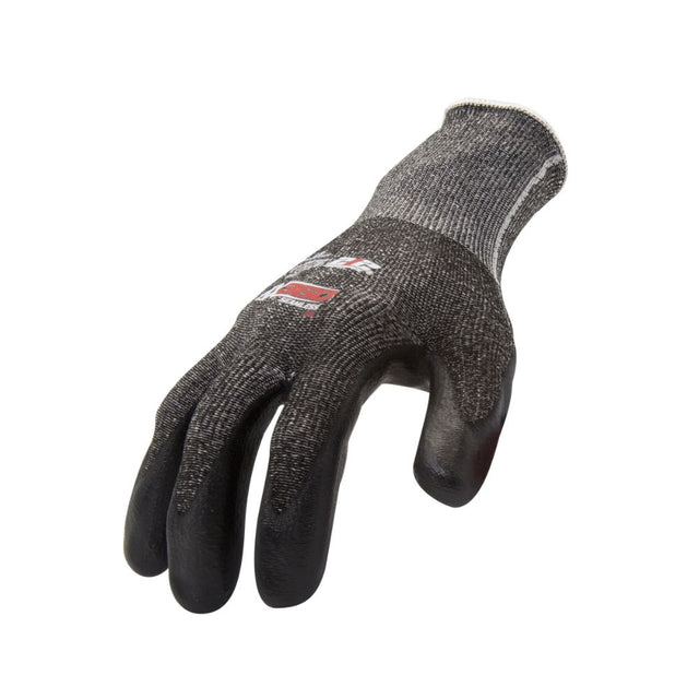 212 Performance AXC5-06-008PR AX360 Foam Nitrile-dipped Cut Resistant Gloves (EN Level 5, ANSI A3), Small Black;Gray