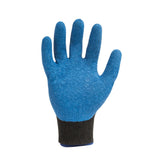 212 Performance AXCRG-05-011PR AX360 Latex-dipped Crinkle Grip Cut Resistant Gloves (EN Level 2 / ANSI A2), X-Large Blue;Black - 3