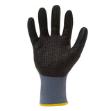 212 Performance AXDG-16-008PR AX360 Dotted Grip Nitrile-dipped Work Glove, 1-Pair, Small Charcoal - 3
