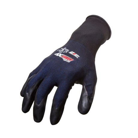 212 Performance AXGLT-05-008PR AX360 Grip Lite Nitrile-dipped Work Glove, 1-Pair, Small Black;Blue