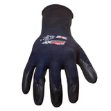 212 Performance AXGLT-05-010PR AX360 Grip Lite Nitrile-dipped Work Glove, 1-Pair, Large Black;Blue - 2