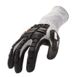 212 Performance AXIMPC3-06-011 AX360 Impact Cut Resistant Gloves (EN Level 3, ANSI A2), X-Large Black;White