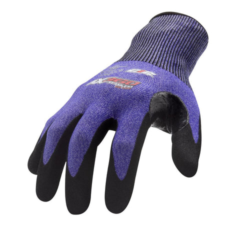 212 Performance AXLTC3-03-010 AX360 Seamless Knit Cut 3 Lite Gloves, Large Blue