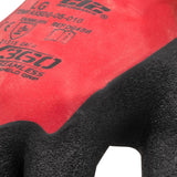 212 Performance AXSDG-05-008PR AX360 Shield Grip Latex-dipped Gloves, Small Black;Red - 4