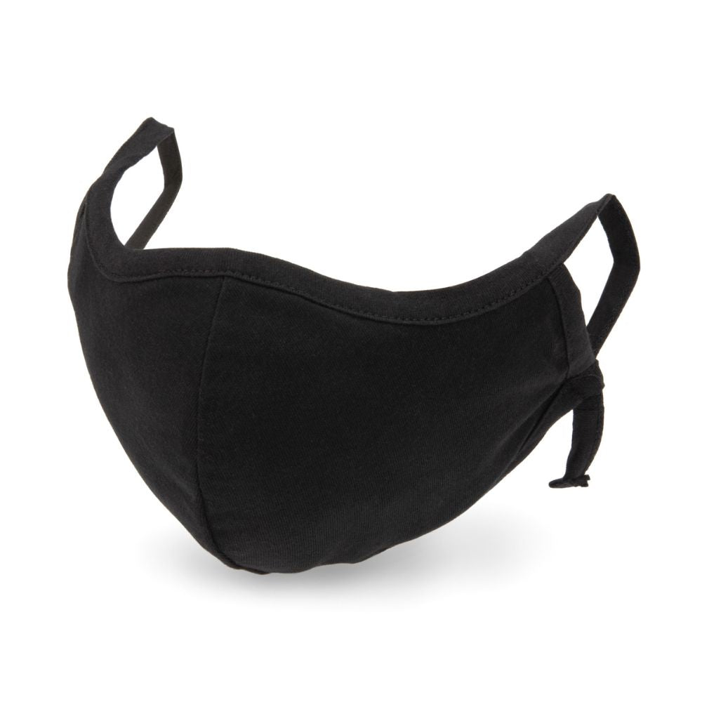 212 Performance CFM-05-000 Washable Cotton Face Mask with Adjustable Ear Straps Black