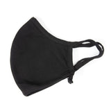 212 Performance CFM-05-000 Washable Cotton Face Mask with Adjustable Ear Straps Black - 2