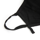 212 Performance CFM-05-000 Washable Cotton Face Mask with Adjustable Ear Straps Black - 3