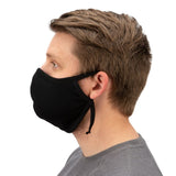 212 Performance CFM-05-000 Washable Cotton Face Mask with Adjustable Ear Straps Black - 6