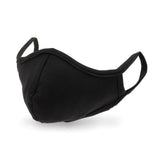 212 Performance CFME-05-000 Washable Cotton Fabric Face Mask with Elastic Ear Straps Black