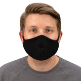 212 Performance CFME-05-000 Washable Cotton Fabric Face Mask with Elastic Ear Straps Black - 5