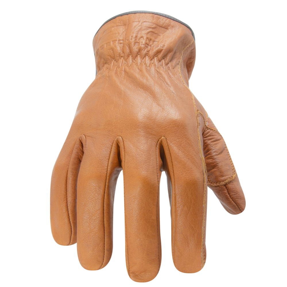 212 Performance CLDC5-90-008 Arc Flash Cut and Liquid Resistant Treated Leather Driver Gloves (CAT 2, EN Level 5), Small Brown - 2