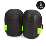 212 Performance FKP-06-6PK 6-Pack of Molded EVA Foam Knee Pads Black - 3