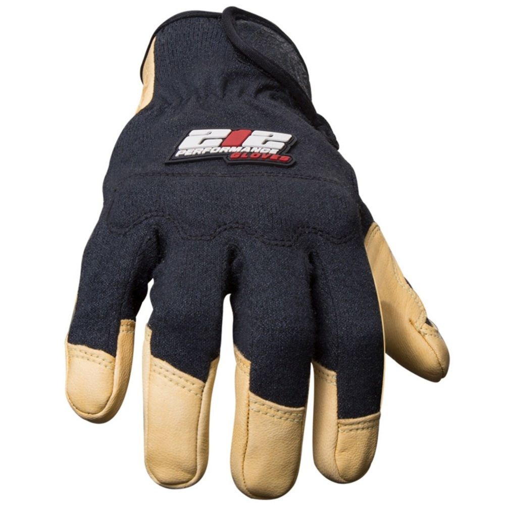 212 Performance FRGGSA-05-008 GSA Compliant Fire Resistant Premium Leather Fabricator Gloves, Small Black - 2