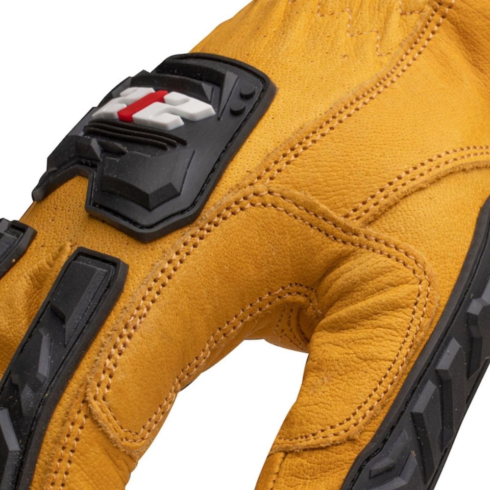 212 Performance IMPLDC5-90-010 Cut Resistant Impact Leather Driver Gloves (EN Level 5), Small Golden Brown - 4