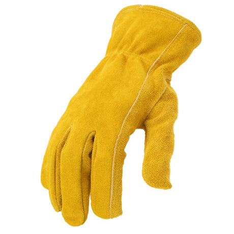 212 Performance LD-90-012 Leather Driver Work Glove in Golden Brown, 2X-Large Yellow