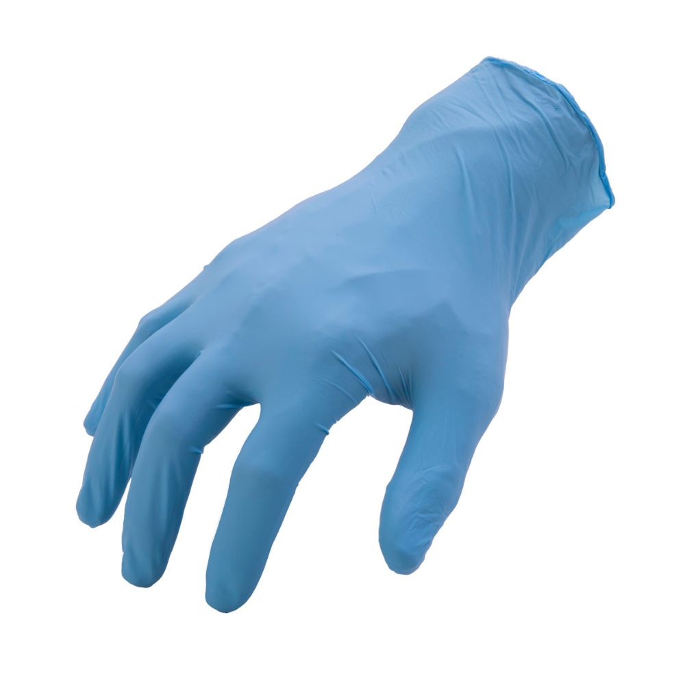 212 Performance NTG-03-008 Disposable 5mil Blue Nitrile Gloves (Latex Free), Small (100 Count) Blue