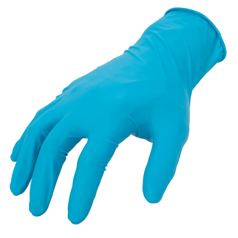 212 Performance NTG8-03-008 Disposable 8mil Blue Nitrile Gloves (Latex Free), Small (100 Count) Blue