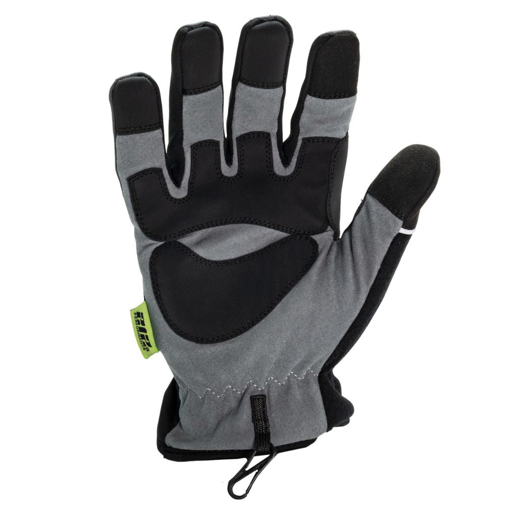 212 Performance TUNFWP-0608 Waterproof Fleece Lined Tundra Touchscreen Screen Gloves, Small Gray - 3