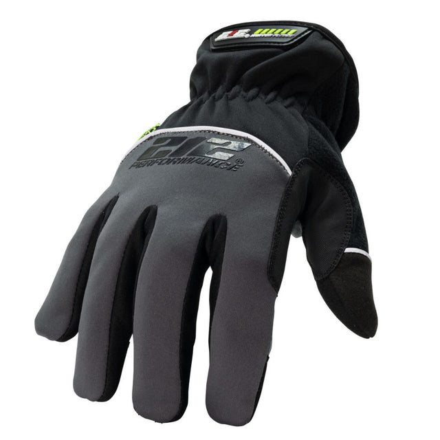 212 Performance TUNFWP-0613 Waterproof Fleece Lined Tundra Touchscreen Screen Gloves, 3X-Large Gray