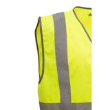 212 Performance VSTGU-8808 General Purpose Hi-Viz Safety Vest, Small Yellow;Reflective Gray - 4