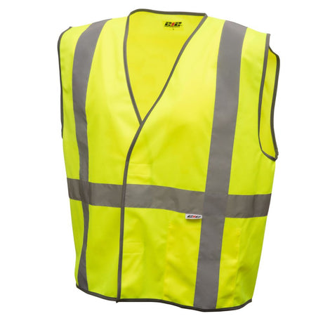 212 Performance VSTGU-8812 General Purpose Hi-Viz Safety Vest, 2X-Large Yellow;Reflective Gray