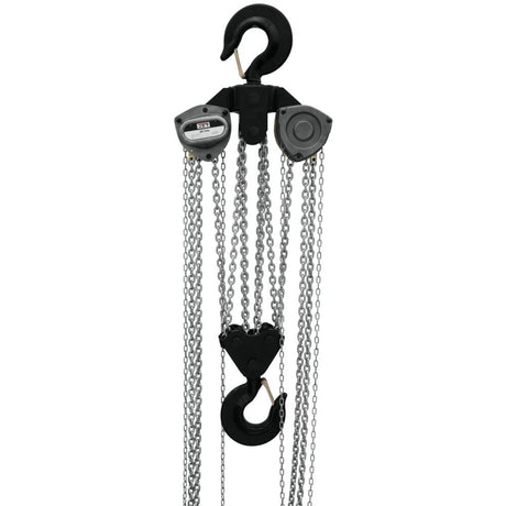 Jet JT9-109130 L-100-1500WO-30 15-Ton Hand Chain Hoist 30' Lift, Overload Protection