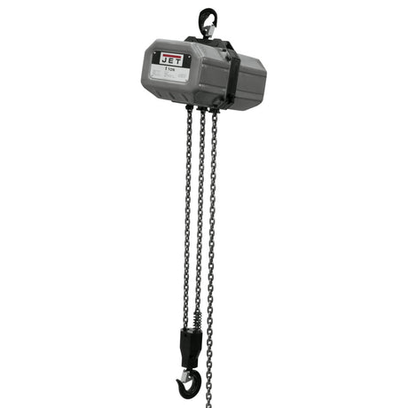 Jet JT9-132000 1SS-3C-20, 1-Ton Electric Chain Hoist 3-Phase 20' Lift