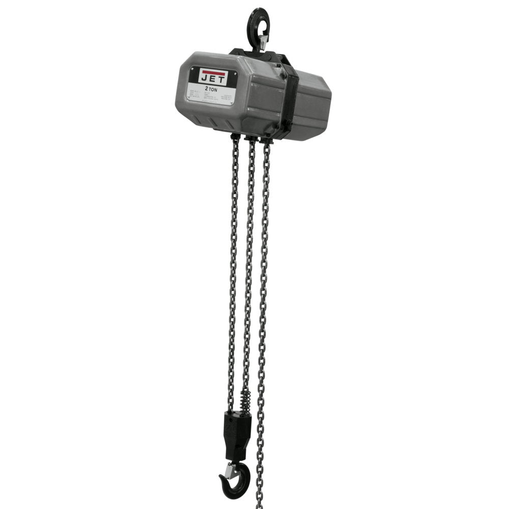 Jet JT9-231500 2SS-3C-15, 2-Ton Electric Chain Hoist 3-Phase 15' Lift