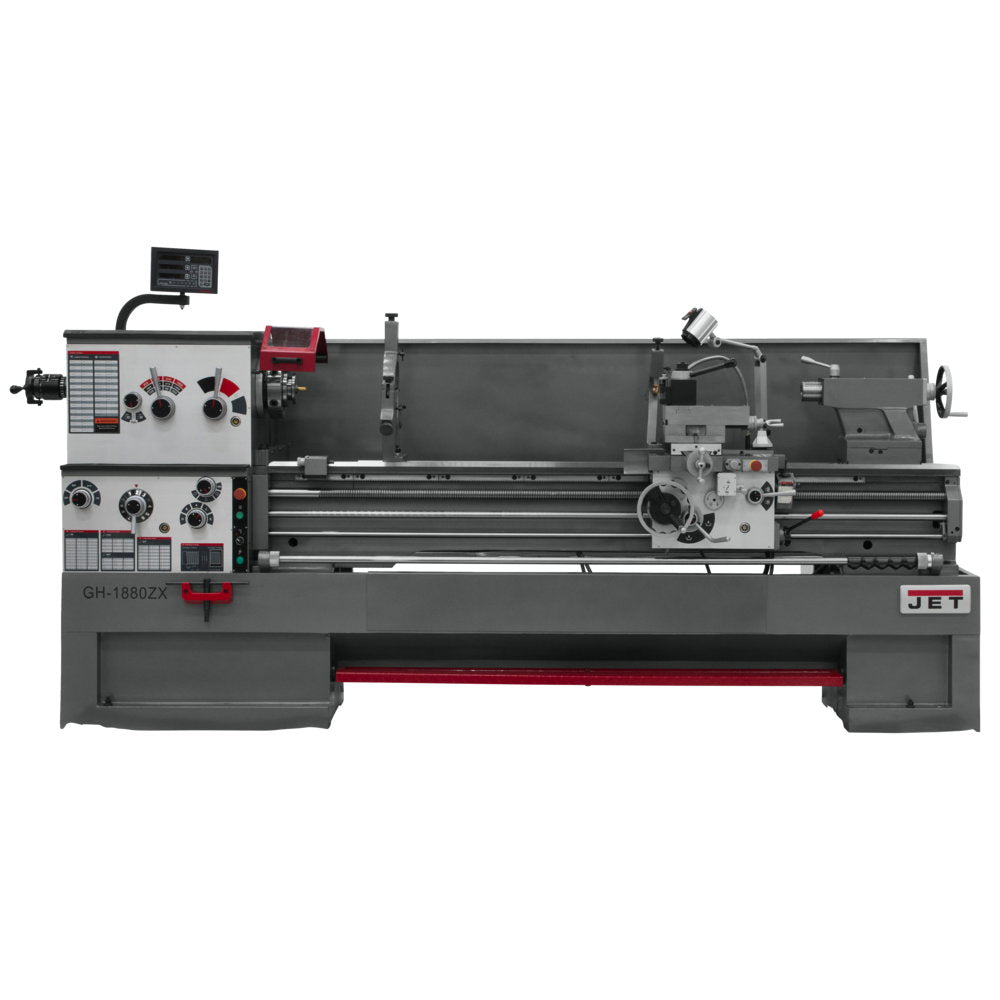 Jet JT9-321578 GH-1880ZX Lathe with Newall DP700, Taper Atch, Collet Closer