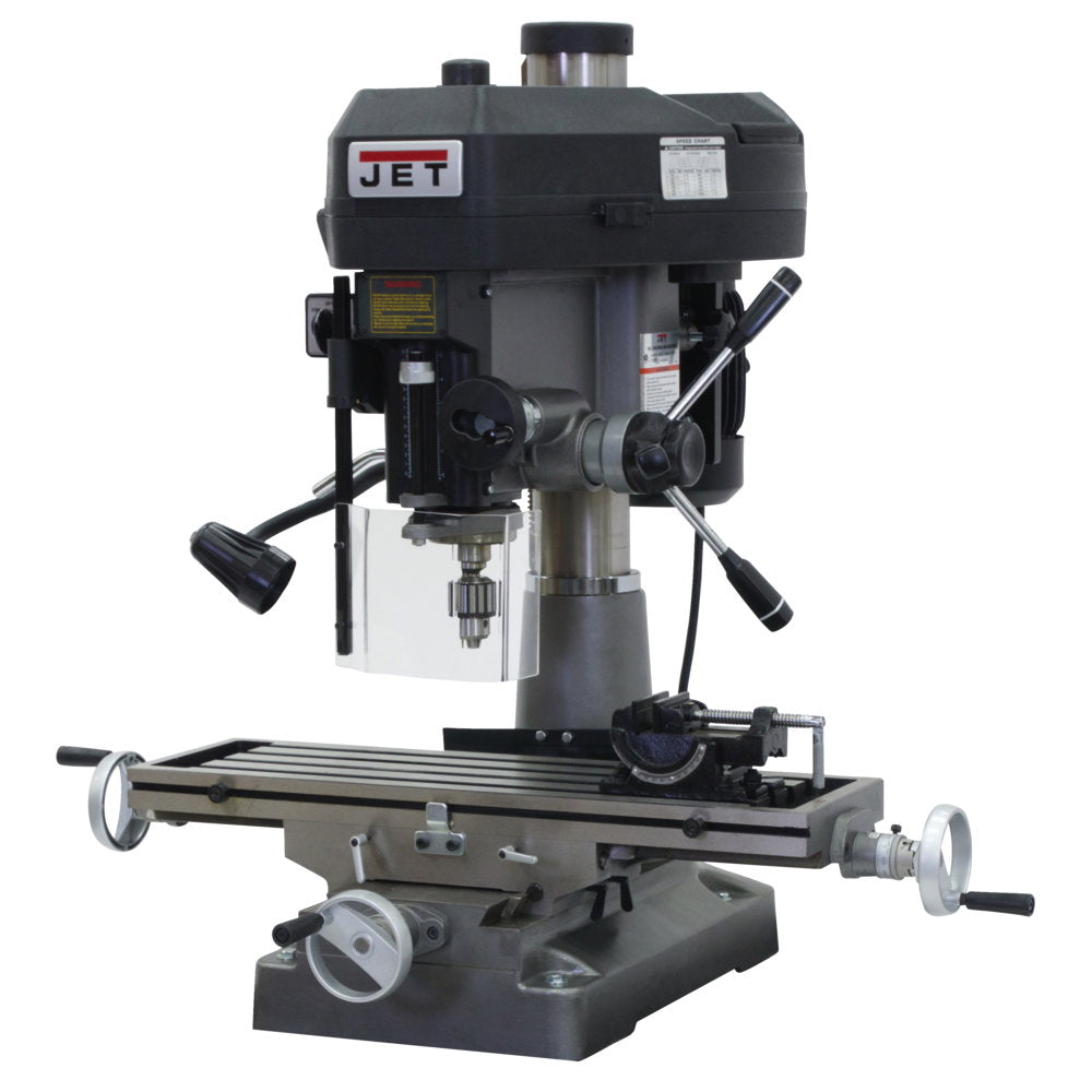 Jet JT9-350119 JMD-18 Mill/Drill With X-Axis Table Powerfeed