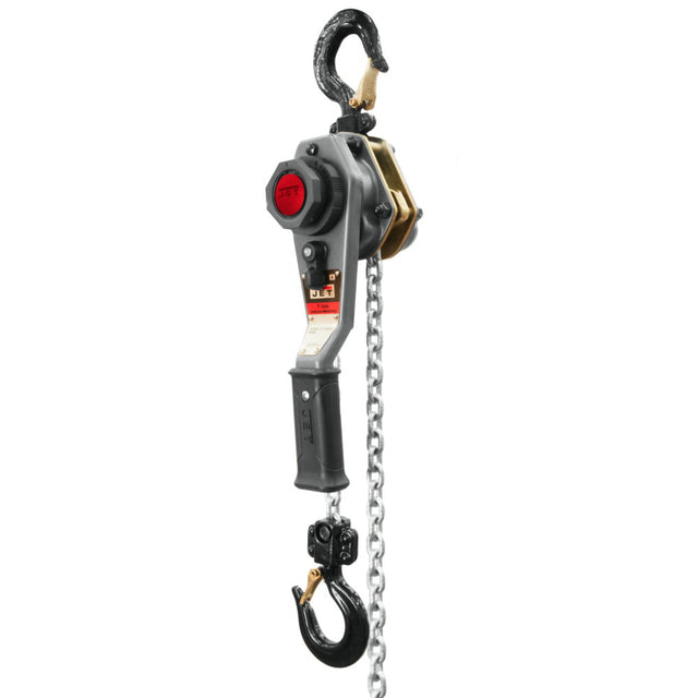 Jet JT9-376203 JLH-100WO-20 JLH Series 1 Ton Lever Hoist, 20' Lift With Overload Protection