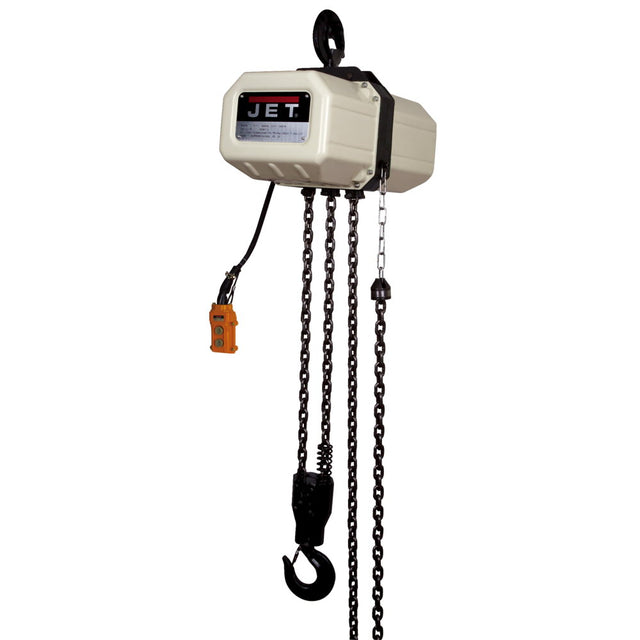 Jet JT9-530200 5SS-3C-20, 5-Ton Electric Chain Hoist 3-Phase 20' lift