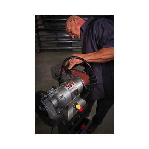 Jet JT9-578248 Industrial Grinder and Belt Sander, 8" 2 x 48 - 9