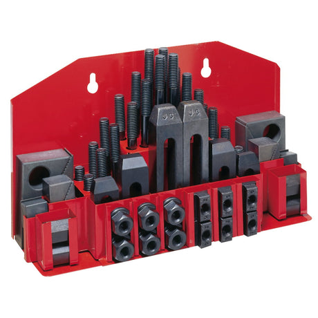 Jet JT9-660012 CK-12, 58-Piece Clamping Kit with Tray for 5/8" T-Slot