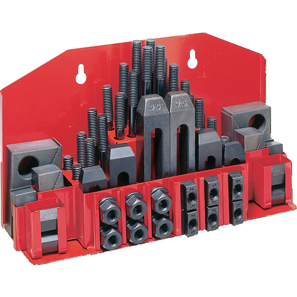 Jet JT9-660038 CK-38, 52-Piece Clamping Kit with Tray for 1/2" T-Slot