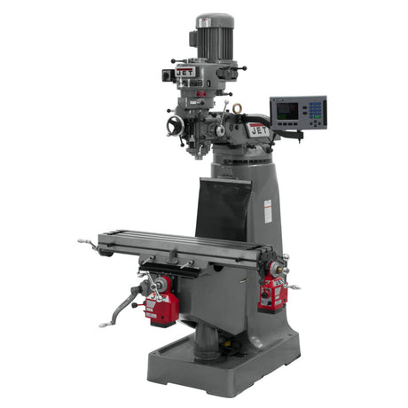 Jet JT9-690161 JTM-1 Mill With ACU-RITE 200S DRO With X and Y-Axis Powerfeeds