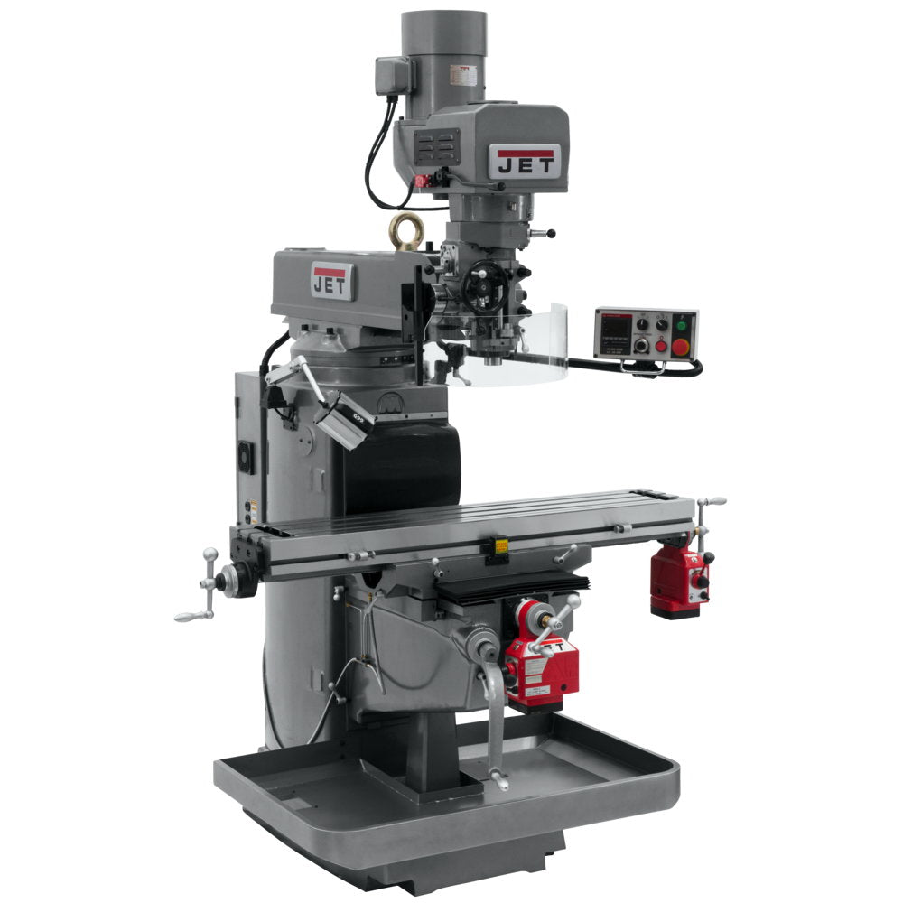 Jet JT9-690603 JTM-1050EVS2/230 Mill With X and Y-Axis Powerfeeds