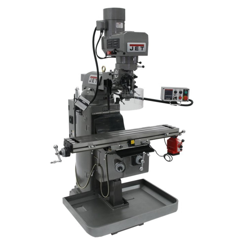 Jet JT9-690619 JTM-1050EVS2/230 Mill With Acu-Rite 200S DRO With X-Axis Powerfeed