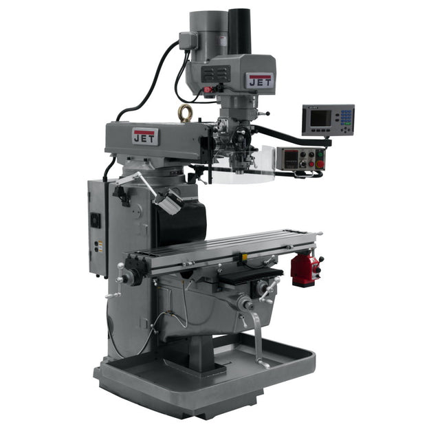 Jet JT9-690625 JTM-1050EVS2 Mill With 3-Axis Knee, Acu-Rite 200S, X Powerfeed, Air Powered Draw Bar