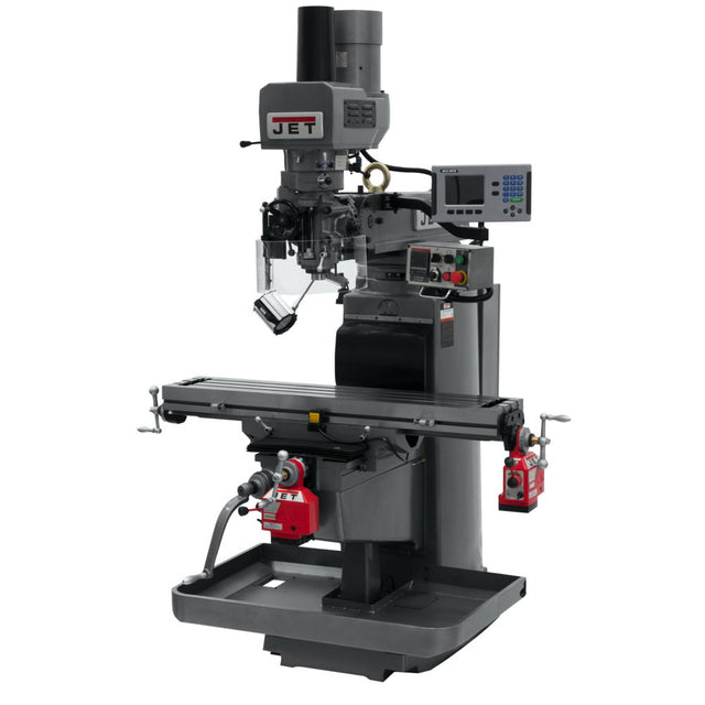 Jet JT9-690632 JTM-1050EVS2 Mill With 3-Axis Quill, AcuRite 200S, X & Y Powerfeed, Air Powered Draw Bar