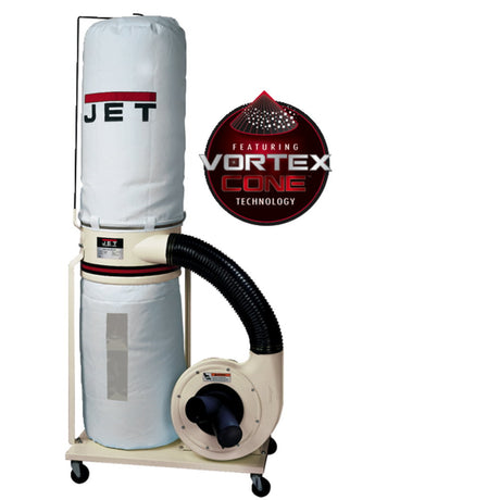 Jet JT9-708657K Dust Collector, 1.5HP 1PH 115/230V, 30-Micron Bag Filter Kit