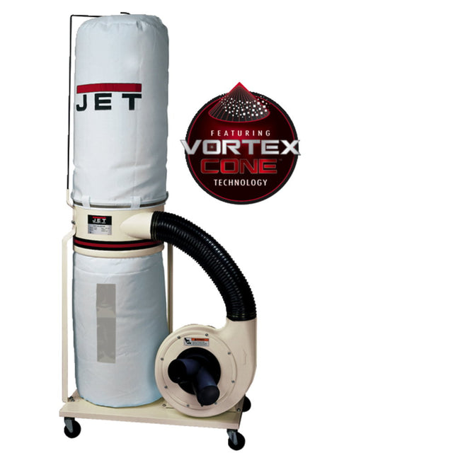 Jet JT9-710701K DC-1200VX-BK1 Dust Collector, 2HP 1PH 230V, 30-Micron Bag Filter Kit