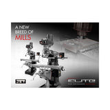 Jet Elite JT9-894111 ETM-949 Mill, 2-Axis ACU-RITE 203 DRO & X-Axis JET Powerfeed - 15