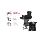 Jet Elite JT9-894116 ETM-949 Mill 2-Axis ACU-RITE 203 DRO/X, Y, Z-Axis Powerfeed, Air Draw Bar - 10