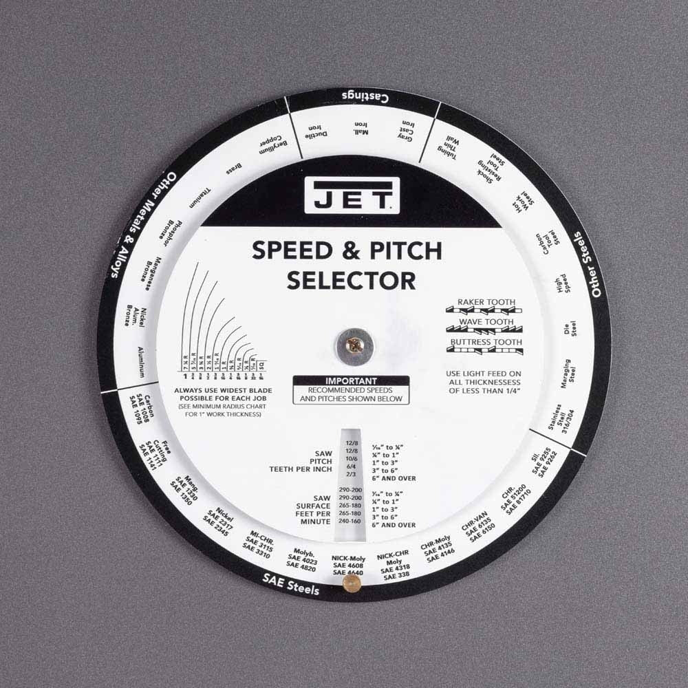 Jet JT1-1376 18" Continuous Variable Speed Vertical Bandsaw - 19