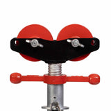 Jet JT1-2404 Folding Pipe Jack Stand w/Steel Rollers - 5
