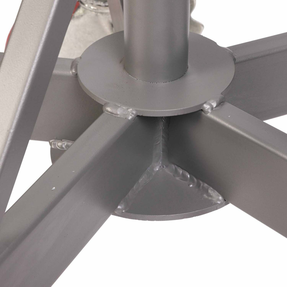 Jet JT1-2405 5 Leg Pipe Jack Stand w/Casters & Steel Rollers - 4