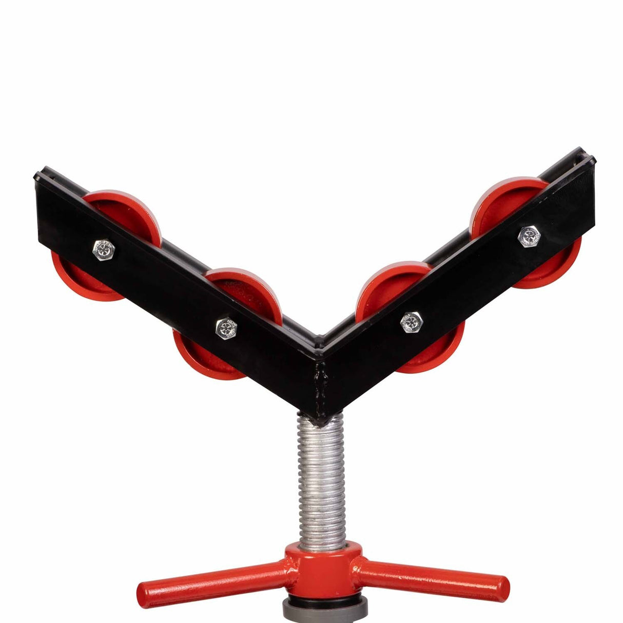 Jet JT1-2405 5 Leg Pipe Jack Stand w/Casters & Steel Rollers - 6
