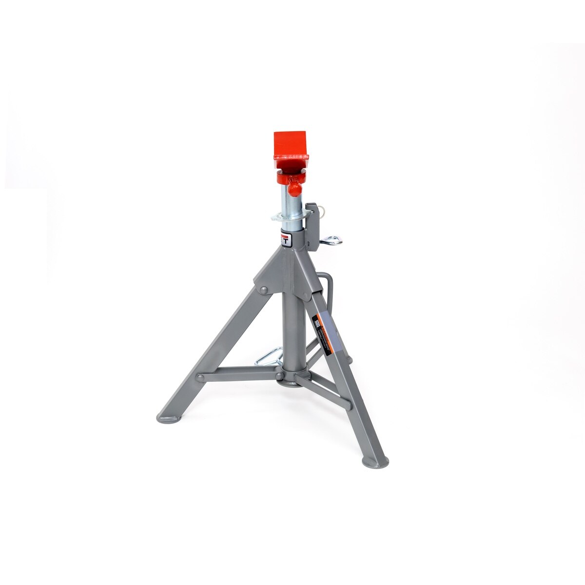 Jet JT1-3804 JPJ-LFD-V Low Folding Pipe Jack Stand with V Head 2500 lb Capacity  (1 Piece) - 2